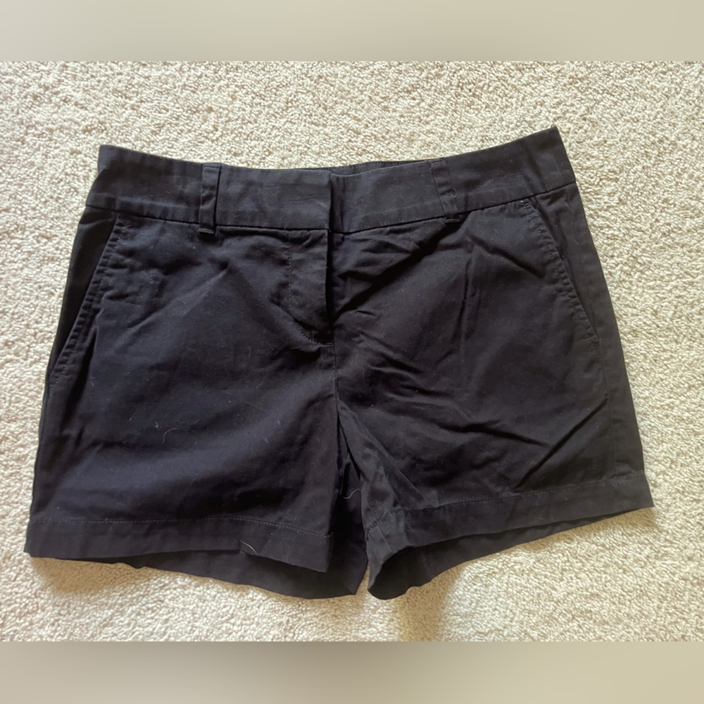 LOFT size 4, black, 4 inch shorts
